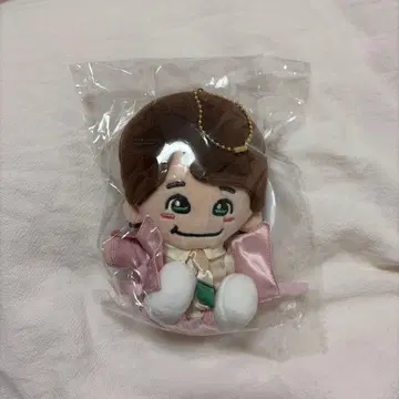 소형 브라운 봉제 인형 키링 포함