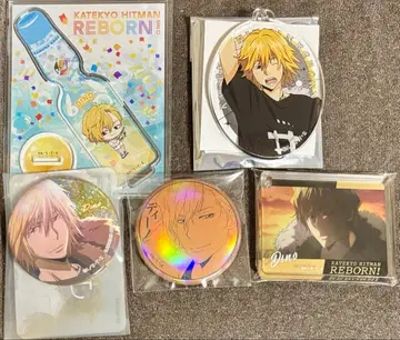 가정교사 히트맨 REBORN! 디노 캔뱃지 아크릴 블록 아크릴 스탠드