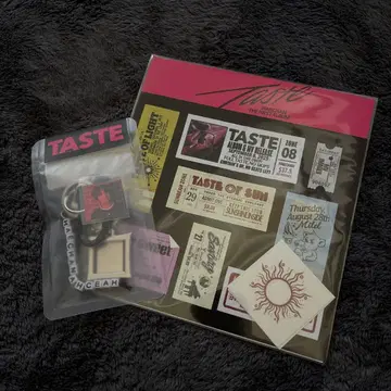 NCT 해찬 TASTE MD 스티커와 키링
