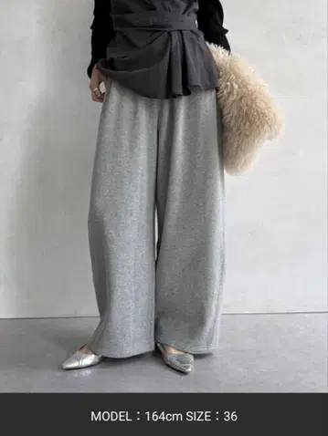 새상품 DouDou 봄버 히트 스웨트 팬츠