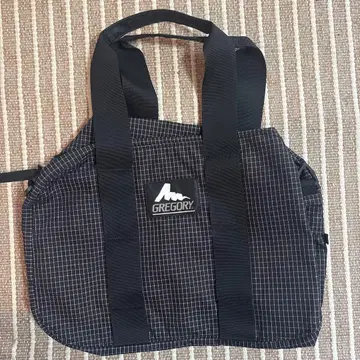 GREGORY 체크 무늬 보스턴 백