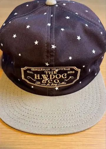 H.W. DOG & CO. 별 패턴 캡