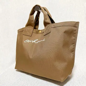 OURHOME 아워홈 로고 토트백 M 미디엄 발수 가공
