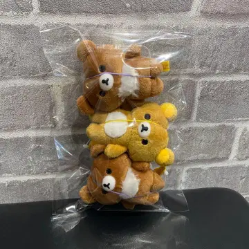 리락쿠마 밴딩 끈 포함 마스코트 3개