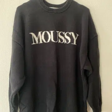 MOUSSY 로고 니트