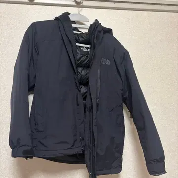THE NORTH FACE 블랙 다운 자켓 S