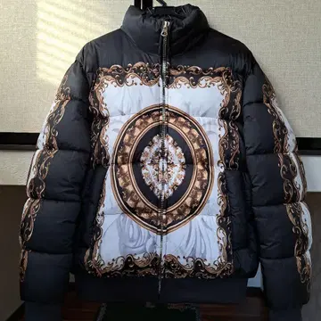 ZARA 올 패턴 패딩 자켓/퍼프 자켓