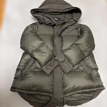 THE RERACS 후드 부착 다운 자켓 올리브 그린 36