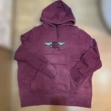 무료배송! 할리데이비슨 와인 레드 여성용 후드티 2XL