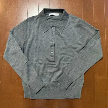 ZARA 니트 피케 셔츠