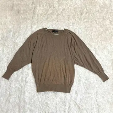 UNTITLED 여성용 긴팔 니트 XL 실크 캐시미어 월드