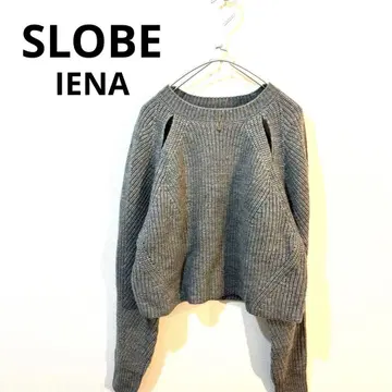 SLOB IENA 그레이 숏 기장 니트