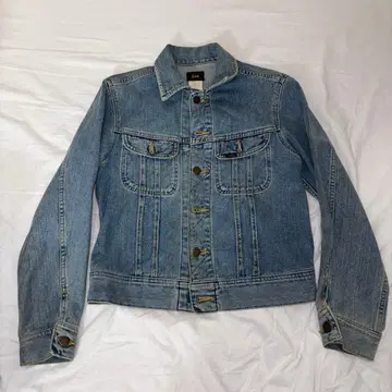 LEE 데님 자켓 뛰어난 색감 일본제 빨간색 택