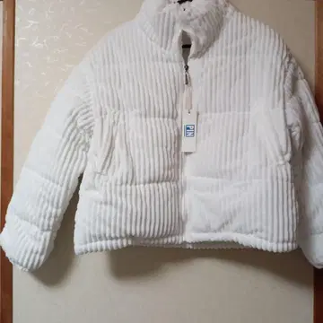 화이트 다운 자켓 S 사이즈