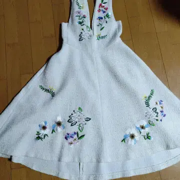 체스티 자수 오버롤 스커트 0