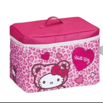 헬로키티 레오파드 무늬 수납 박스 갸루곰 아베일 시마무라