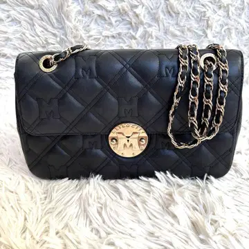 METOROCITY 체인백 퀼팅 숄더 블랙