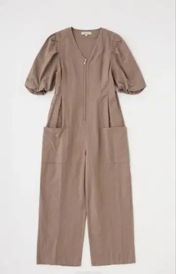 오가닉 코튼 베이지 올인원 M언더바 브라운 M