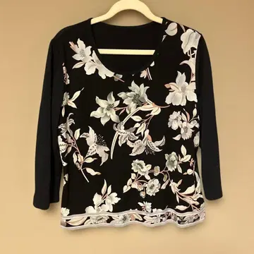 LEONARD 7부 소매 니트 바이마테리얼