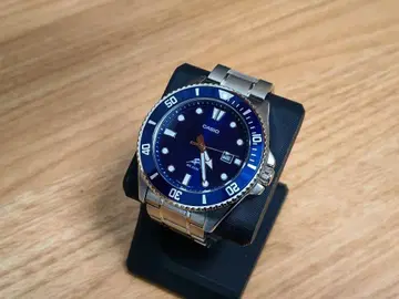 [배터리 새상품] CASIO MDV-106 블루 카지키