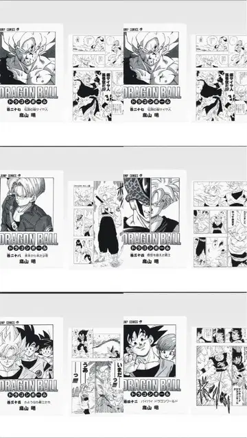 제일복권 드래곤볼 40th 제2탄 G상 코믹스 클리어 파일 세트