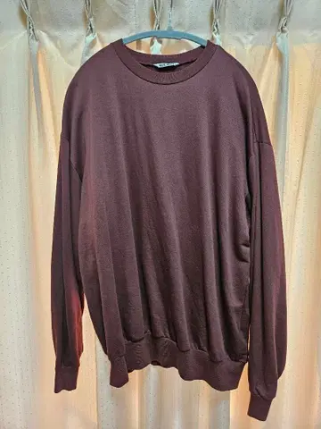 AURALEE ELASTIC HIGH GAUGE SWEAT P/O