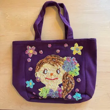 [ 새상품 ] 컬리 컬렉션 토트백 퍼플