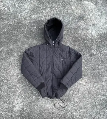 CONVERSE 퀼팅 나일론 자켓 리버서블 L 테크 계열