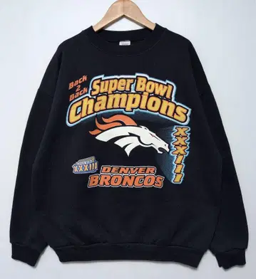VINTAGE Denver Broncos NFL LOGO7 맨투맨 L