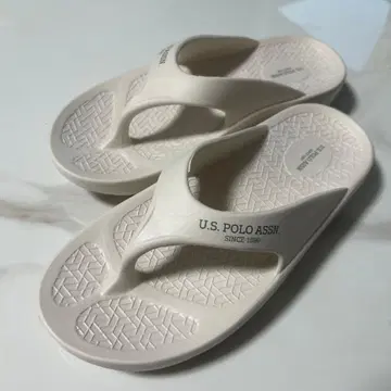 U.S. POLO ASSN. 화이트 샌들