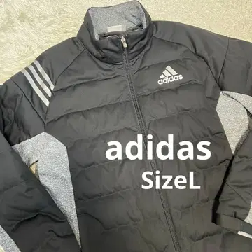 아디다스 골프 충전솜 자켓 아우터 블랙 남성용 사이즈 L