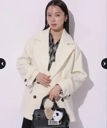 마이 스트라다 피 코트 오프화이트 36