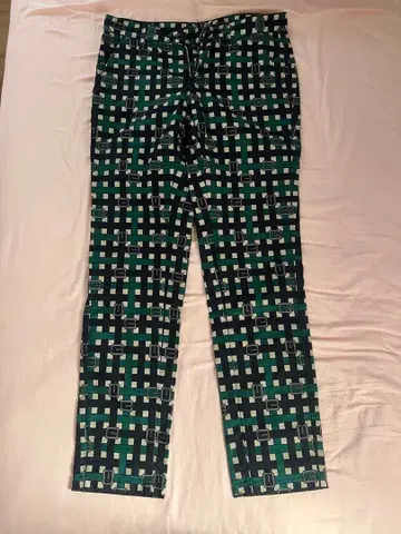 Jack Bunny!! 체크 무늬 팬츠 슬림핏