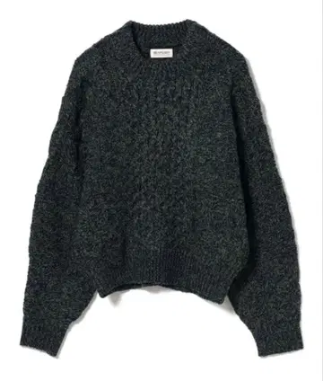 BEAMS BOY 아란 크루넥 풀오버 니트