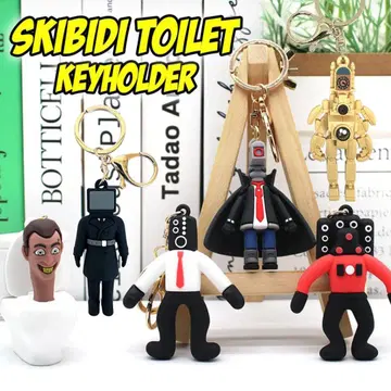 6종 세트 스키비디 화장실 키링 Skibidi Toilet