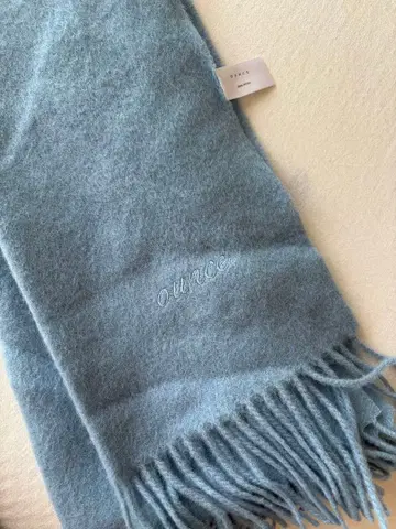 ounce 한국 머플러 스카이블루