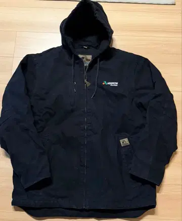 ASGROW 후드 부착 자켓 블랙