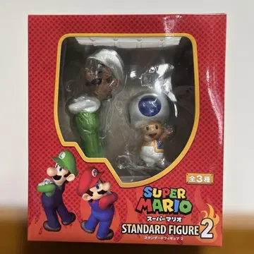 슈퍼 마리오 스탠다드 피규어 2 파이어 루이지 & 아오키노피오