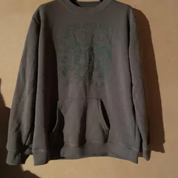 고 슬로우 카라반 맨투맨 트레이닝복 프론트 포켓 포함