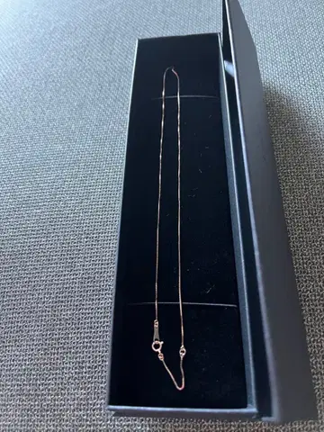 K18 심플 목걸이