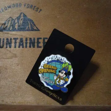 미키마우스 도쿄디즈니씨 그랜드 오프닝 핀 배지