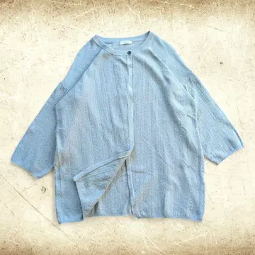 studioCLIP 가디건 7부 기장 프리 사이즈 체형 커버 내추럴