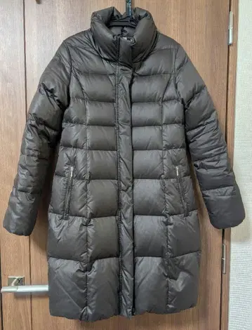Spick & Span 롱 다운 자켓 브라운