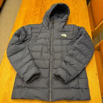 THE NORTH FACE 후드 부착 다운 자켓 M 네이비