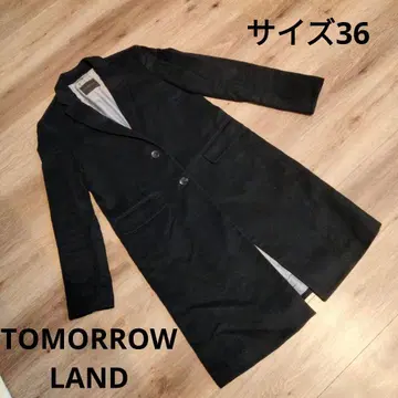 TOMOR ROWLAND 블랙 체스터 코트