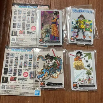 제일복권 드래곤볼 40주년 F상 ACLLECT 아크렉트 4종 세트