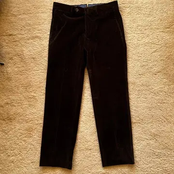 44 PT TORINO 다크 브라운 코듀로이 팬츠