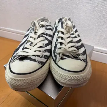 CONVERSE ALL STAR 제브라 패턴 로우컷 스니커즈