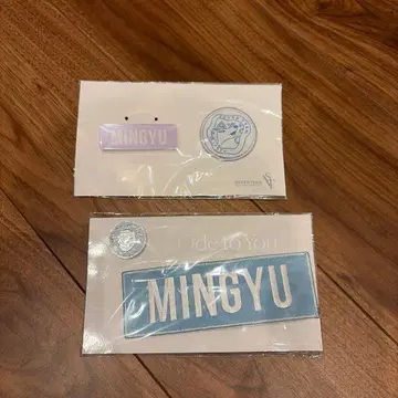 SEVENTEEN 민규 MINGYU 핀 배지 와펜 캔뱃지 세트