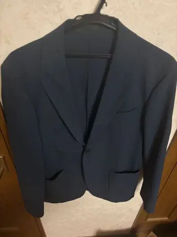 네이비 테일러드 자켓